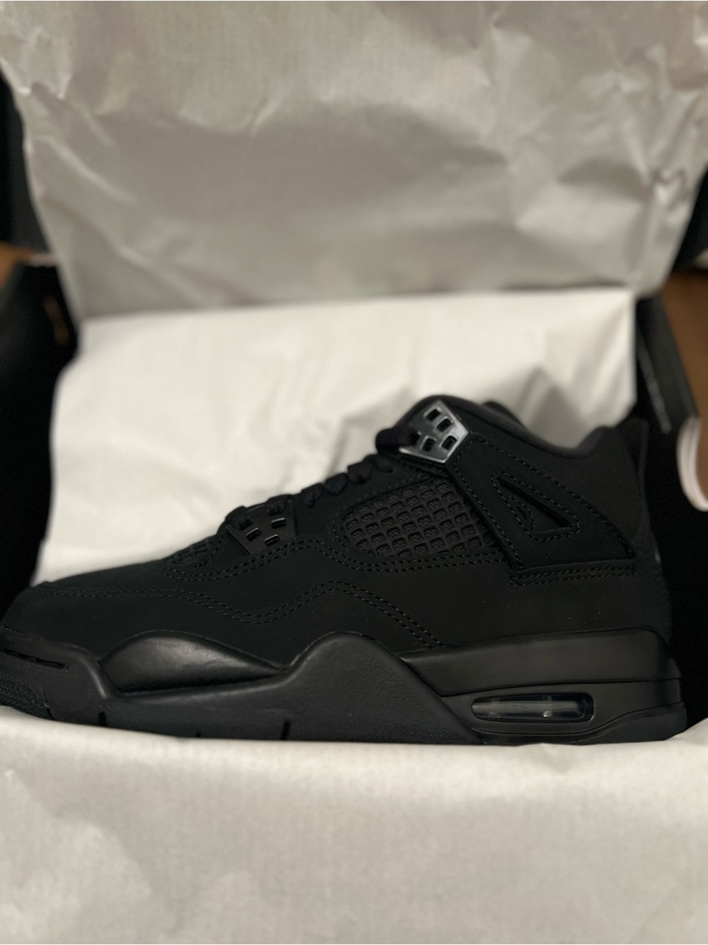 [BRAND NEW] Jordan 4 Retro "Black Cat" (2025) - Size 4Y (Youth)